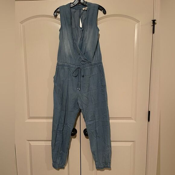 NWOT Denim Jumpsuit - Picture 4 of 8